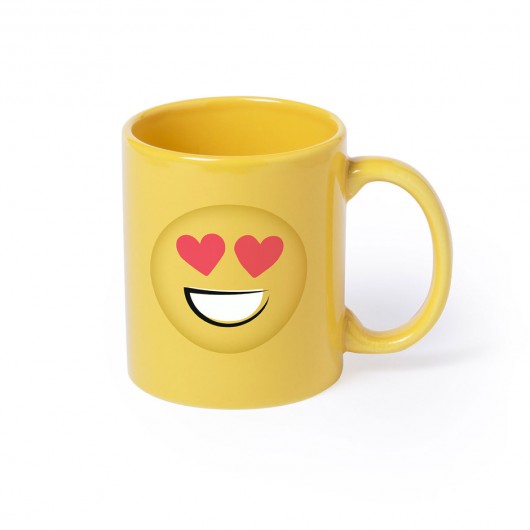 Emoji Coffee Mugs Heart Eyes